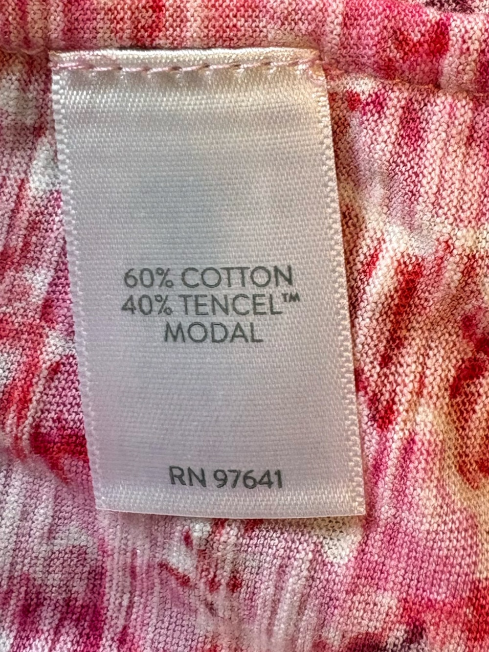 🌸 J. Jill Pink Mixed Floral Tunic Tee | Size Large - Picture 7 of 9